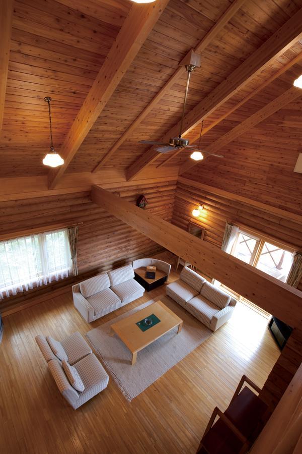 Log Hotel Larch Lake Kanayama Minamifurano Extérieur photo